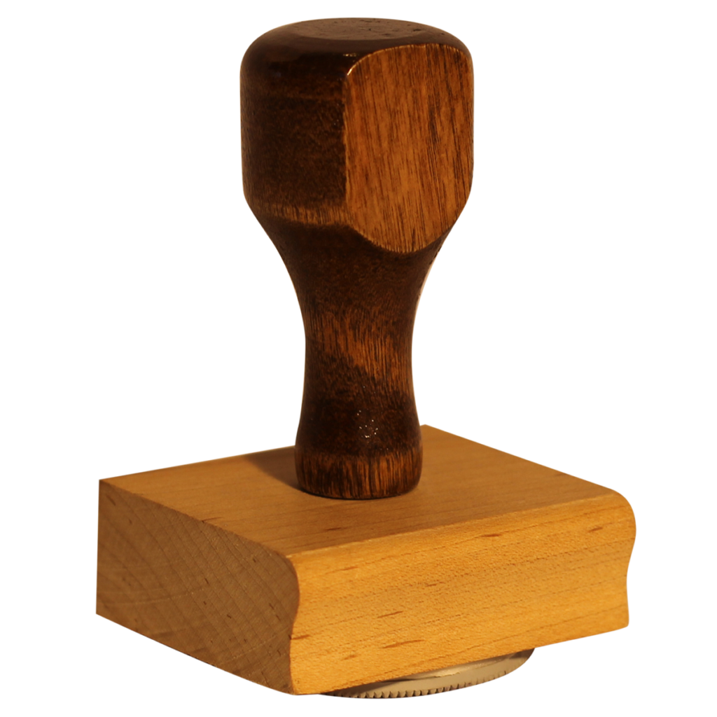Custom Wooden Handle Stamp McGees Stamp & Trophy