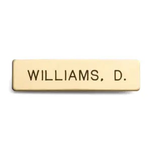 Uniform Clutch Name Tag