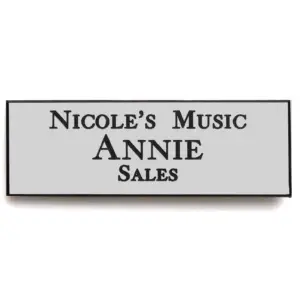 Metal Name Tag