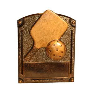 Brushed Bronze Pickleball Trophy